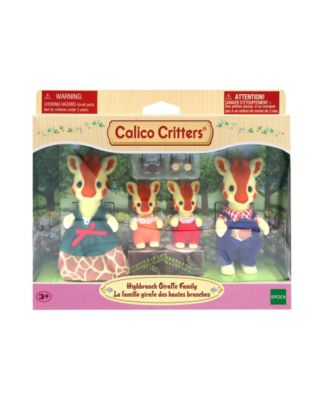 Calico Critters Highbranch Giraffe Family, Set of 4 Collectable Doll Figures