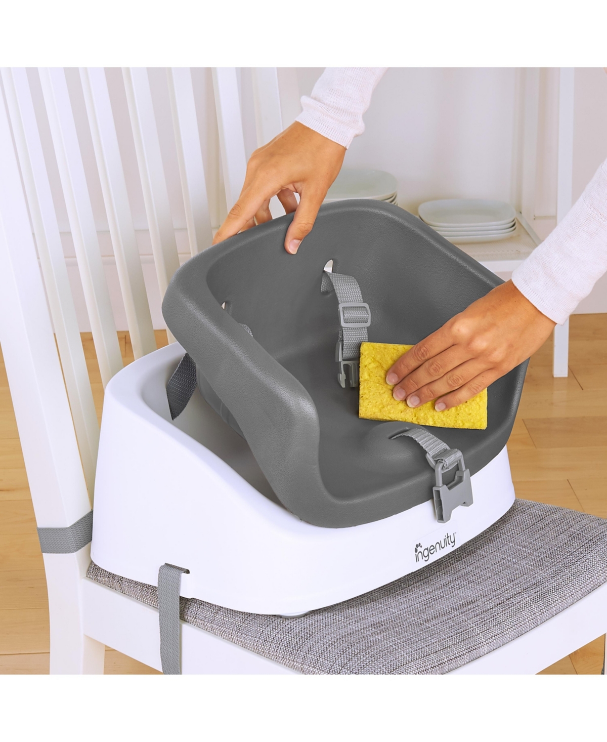 Shop Ingenuity Smartclean Toddler Booster In Multi