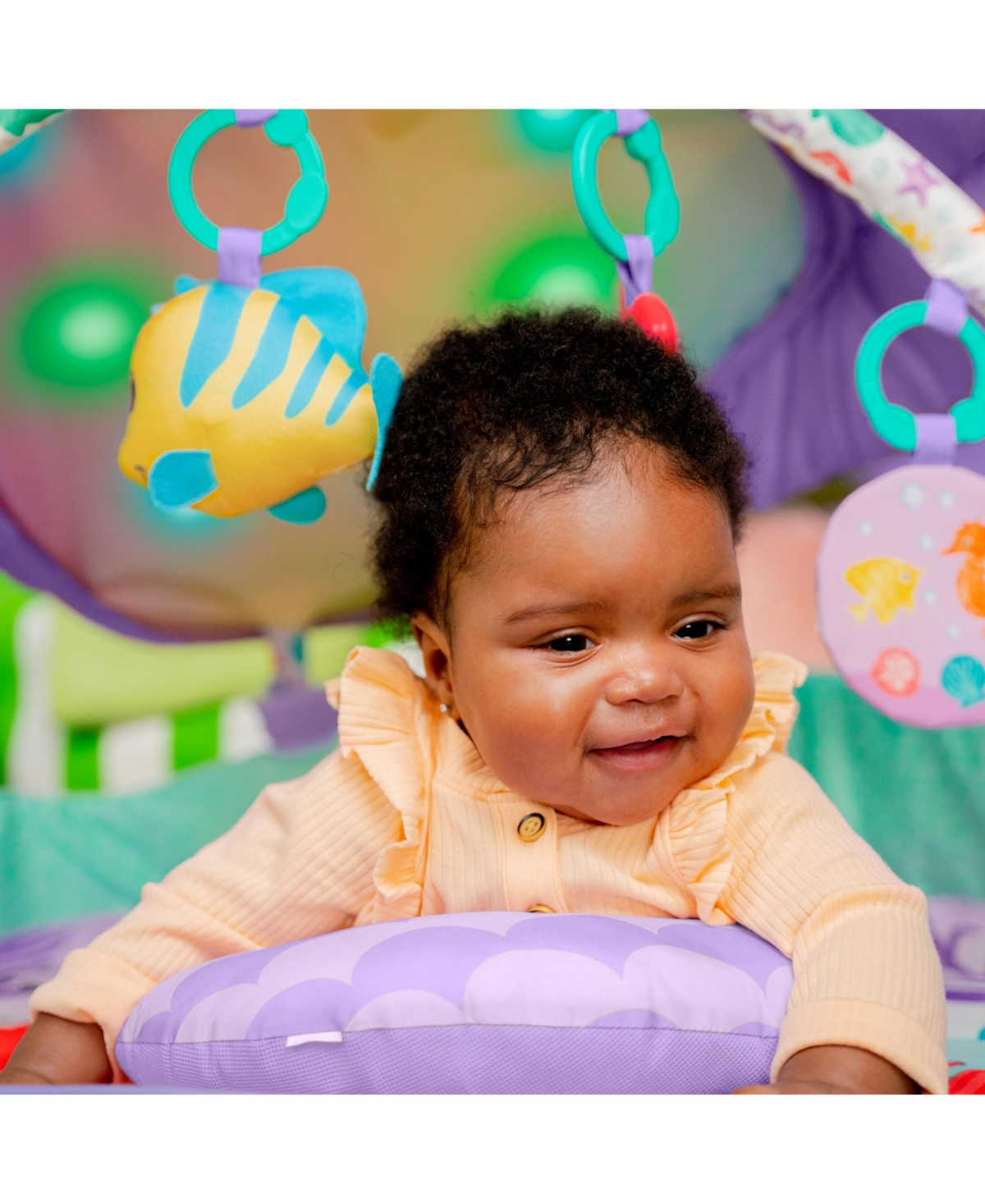 Bright Starts The Little Mermaid Twinkle Trove Lights Music Activity Gym In Multi
