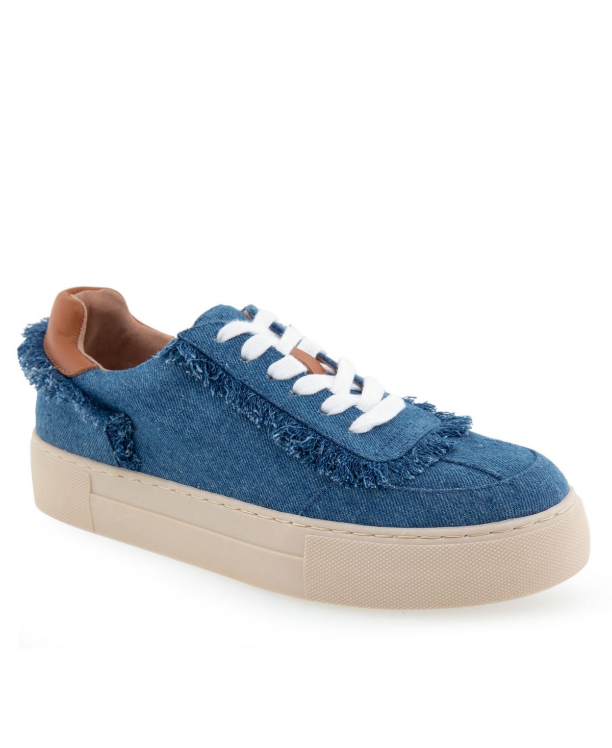 Shop Aerosoles Women's Bramston Casual Sneakers In Medium Blue Denim