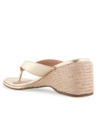 Women's Nero Wedge Flip Flop Sandals