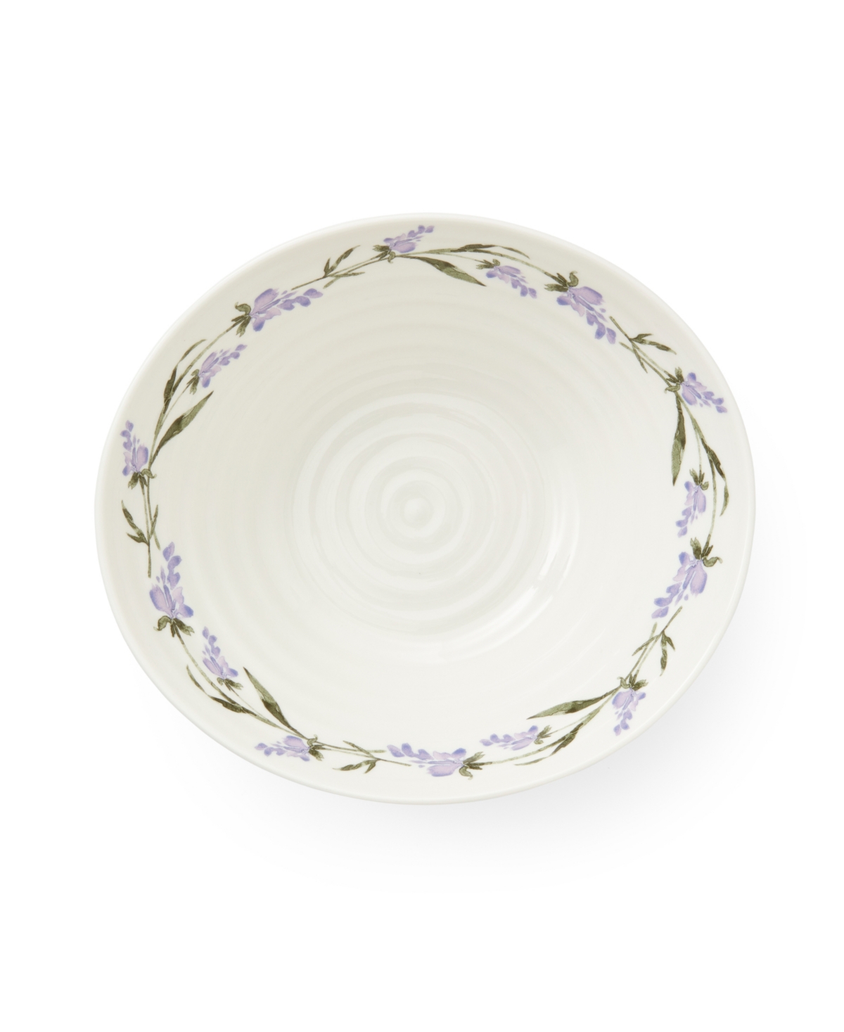 Portmeirion Sophie Conran Lavandula Cereal Bowls, Set Of 4 In White
