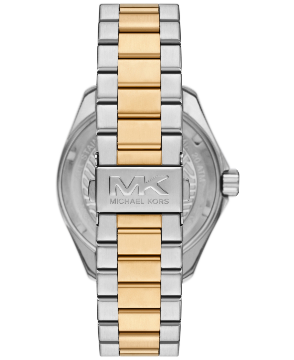 Shop Michael Kors Men's Maritime Three-hand Two-tone Stainless Steel Watch 42mm