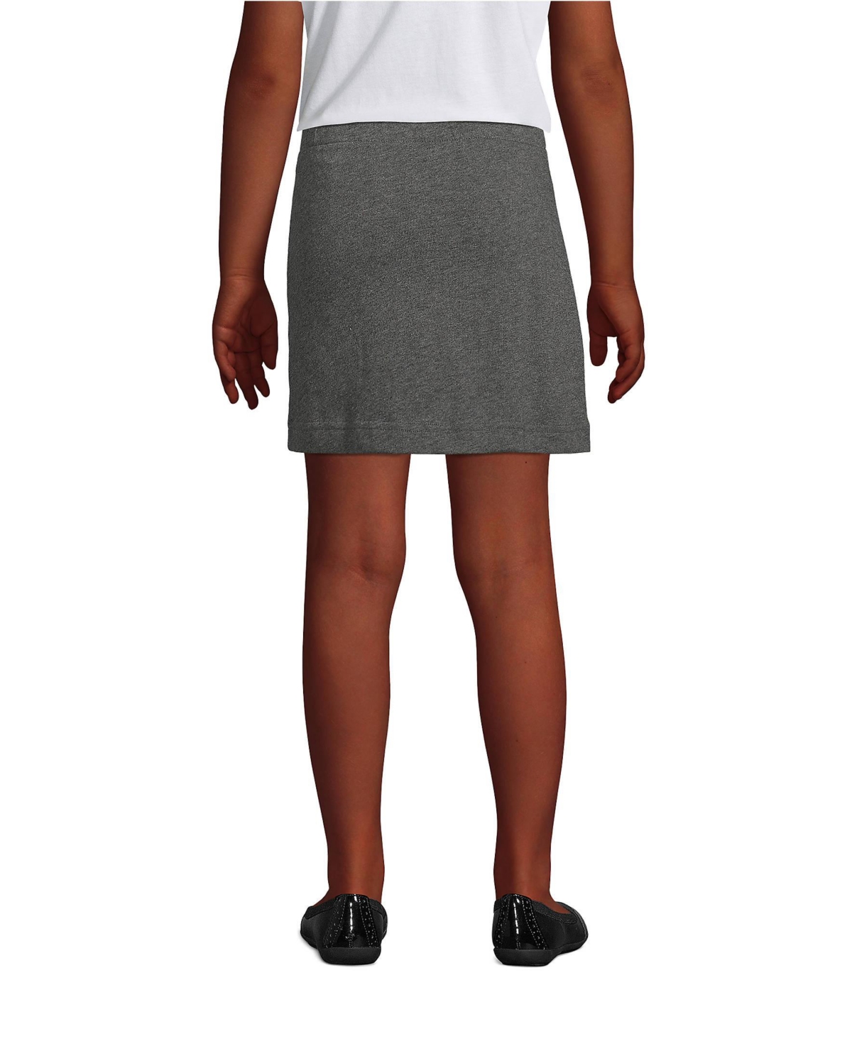 Lands' End Big Girls Plus School Uniform Knit Skort Above the Knee