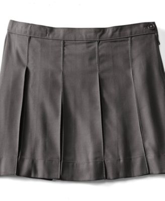 Big Girls Box Pleat Skirt Above the Knee