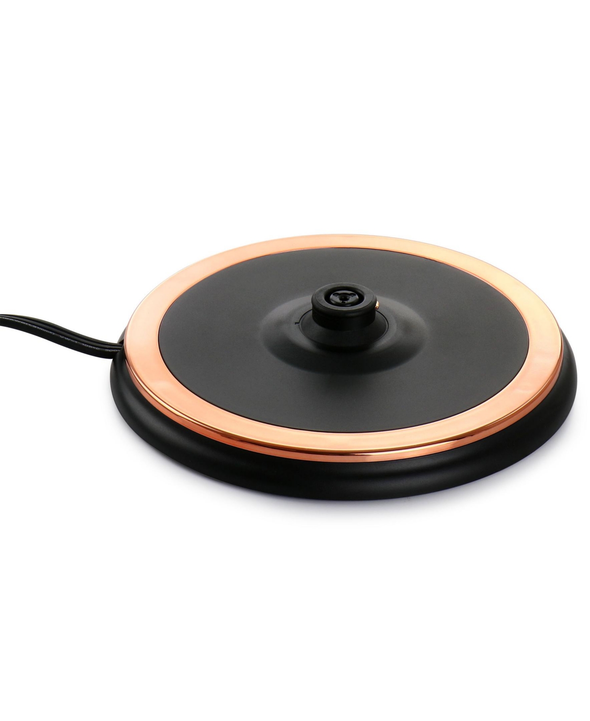 Megachef 1.8l Half Circle Electric Tea Kettle With Thermost In Black