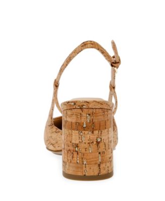 Women's Brooklyn Block Heel Slingback Dress Pumps