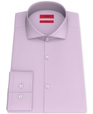 Men's Slim Fit Solid Dress Shirt