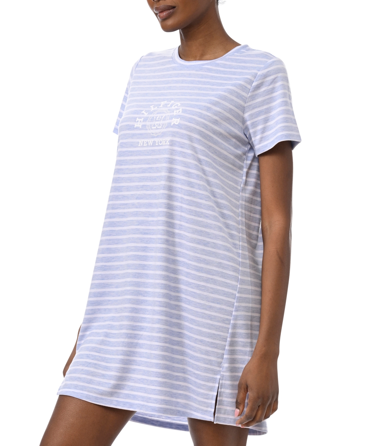 Tommy Hilfiger Women's Printed Short-Sleeve Sleepshirt