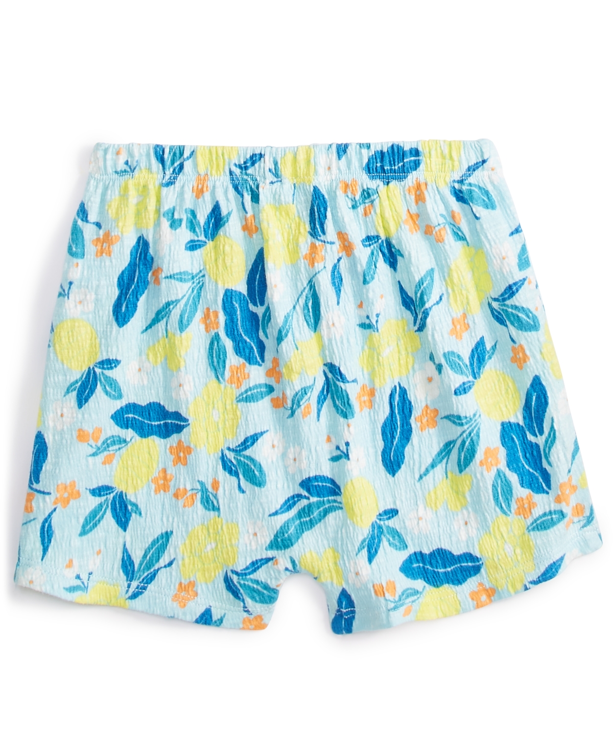 Shop First Impressions Baby Boys Elegant Tropical Floral-print Shorts, Created For Macy's In Oasis Blue
