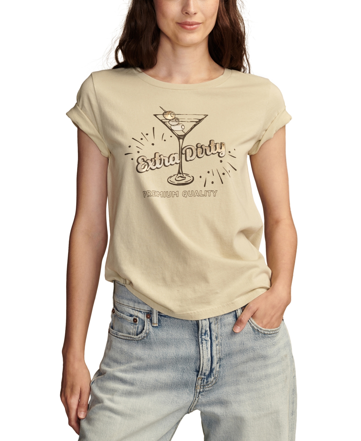 Women's Extra Dry Classic Crewneck Cotton T-Shirt - Alfalfa