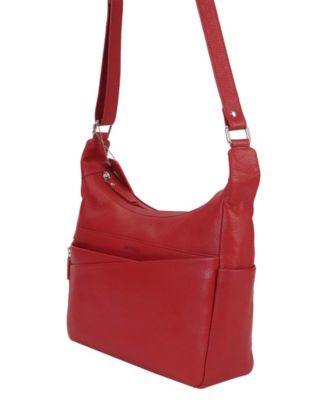 Pebble June Leather Crossbody Handbag
