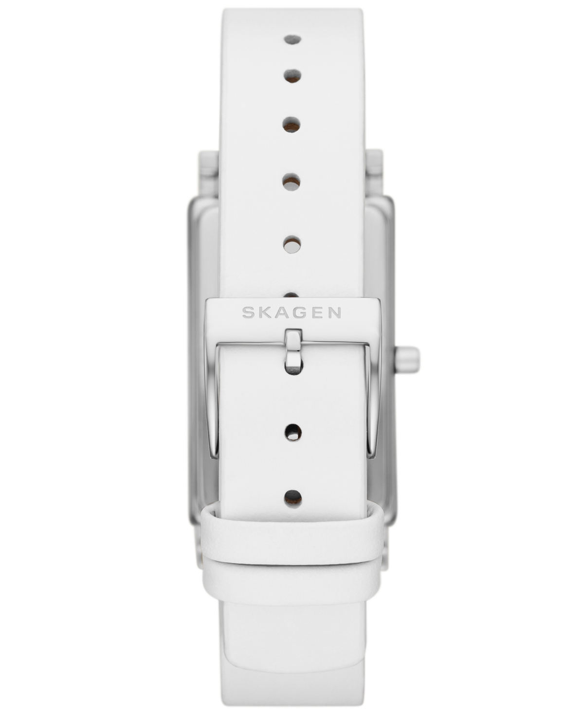Shop Skagen Women's Hagen Three Hand White Leather Watch 22mm In No Color