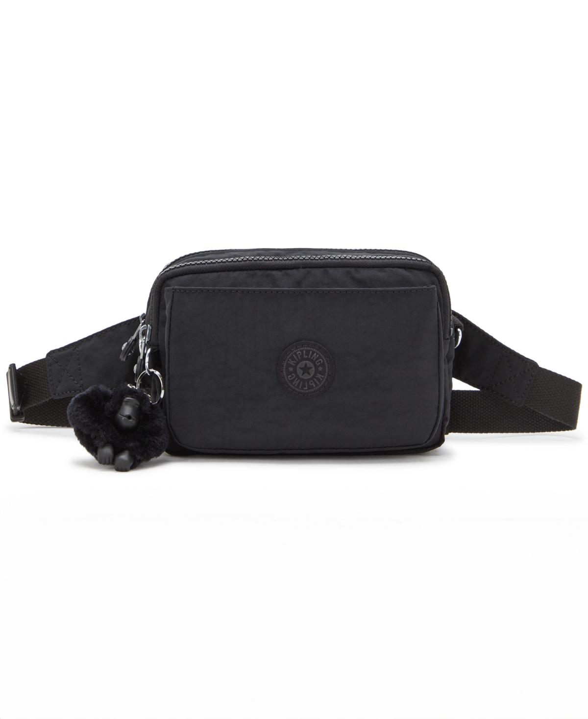 Kipling Abanu Multi Convertible Crossbody Bag In Black Noir,silver