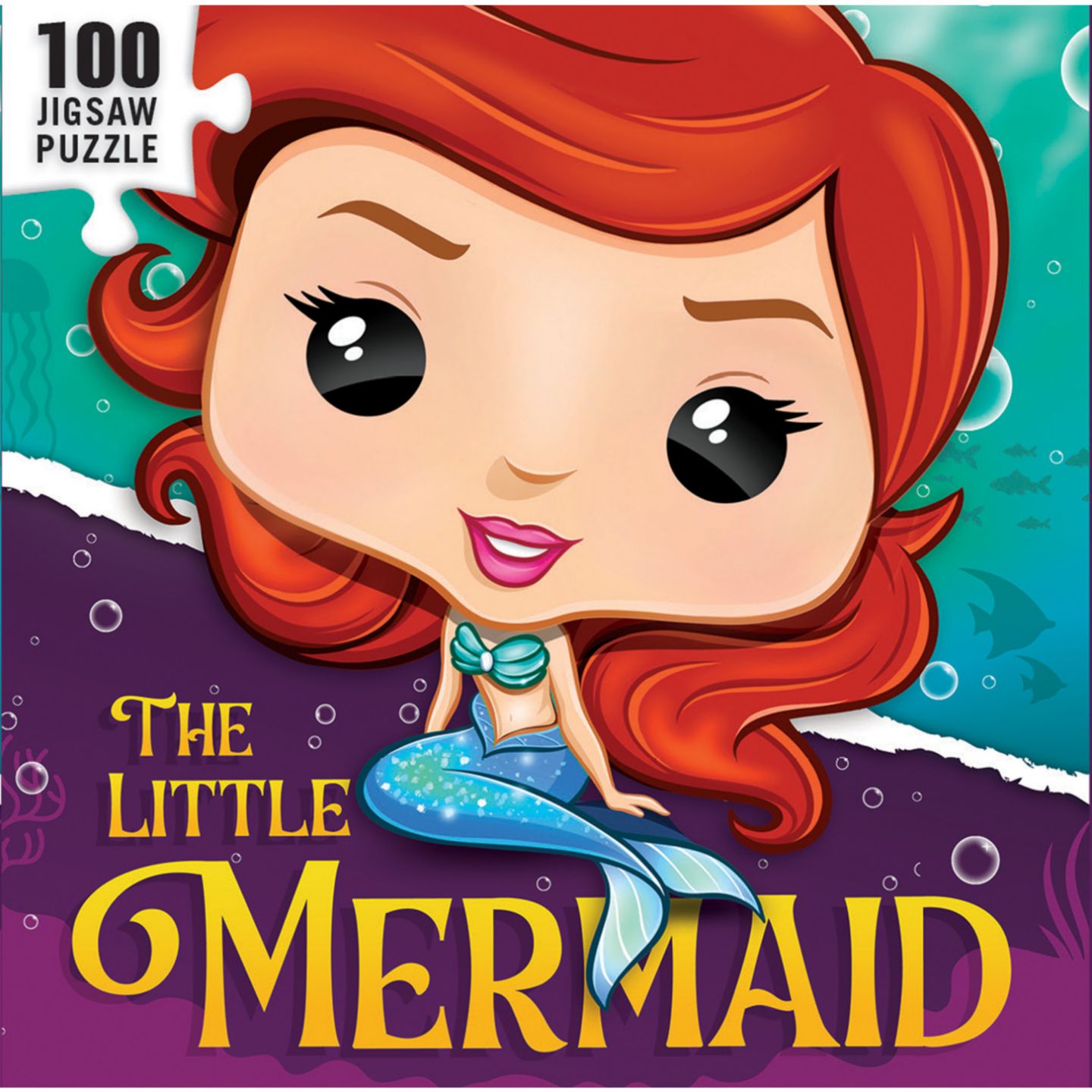 Детский пазл MasterPieces Puzzles Little Mermaid 100-Piece Puzzle, Ages 6+ — фото 3