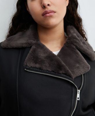 Women's Faux Shearling-Lined Jacket