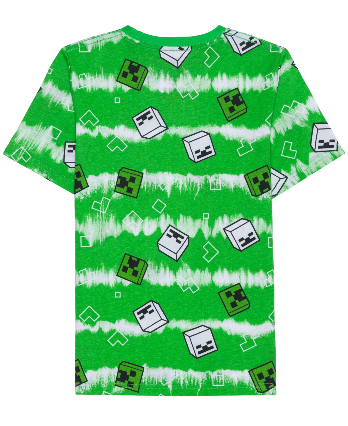 Minecraft Aop Big Boys Short Sleeve Graphic T-shirt