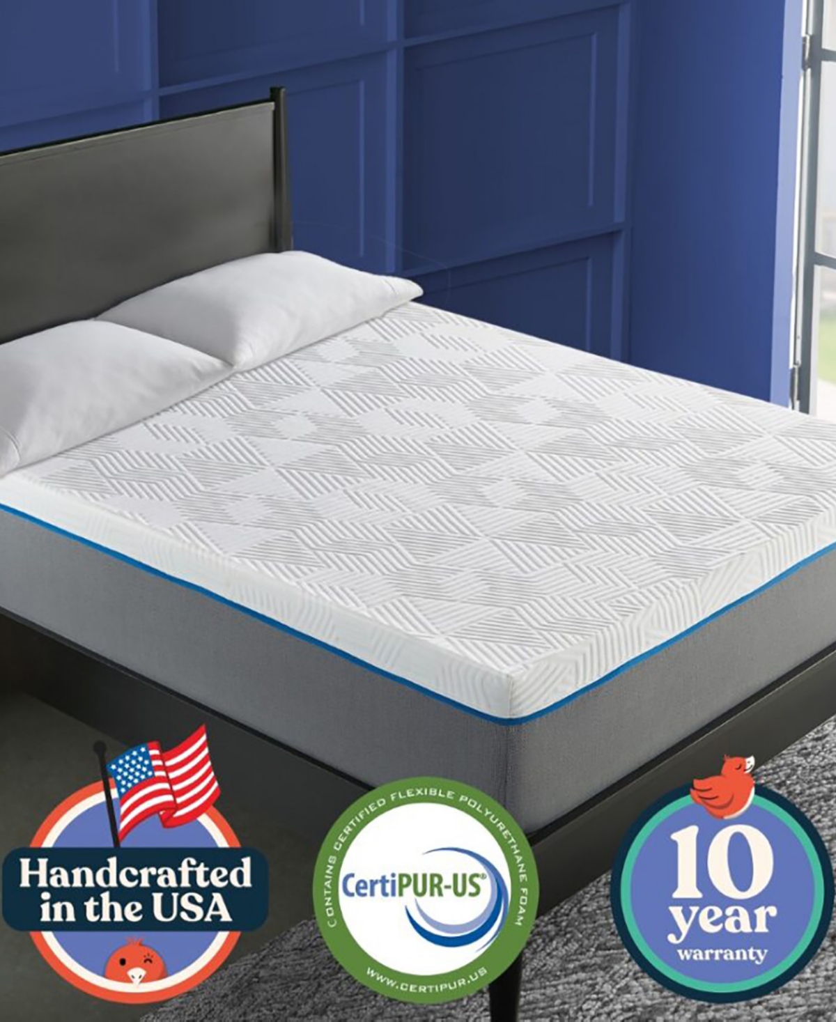 Corsicana Early Bird 10" Firm Mattress In No Color