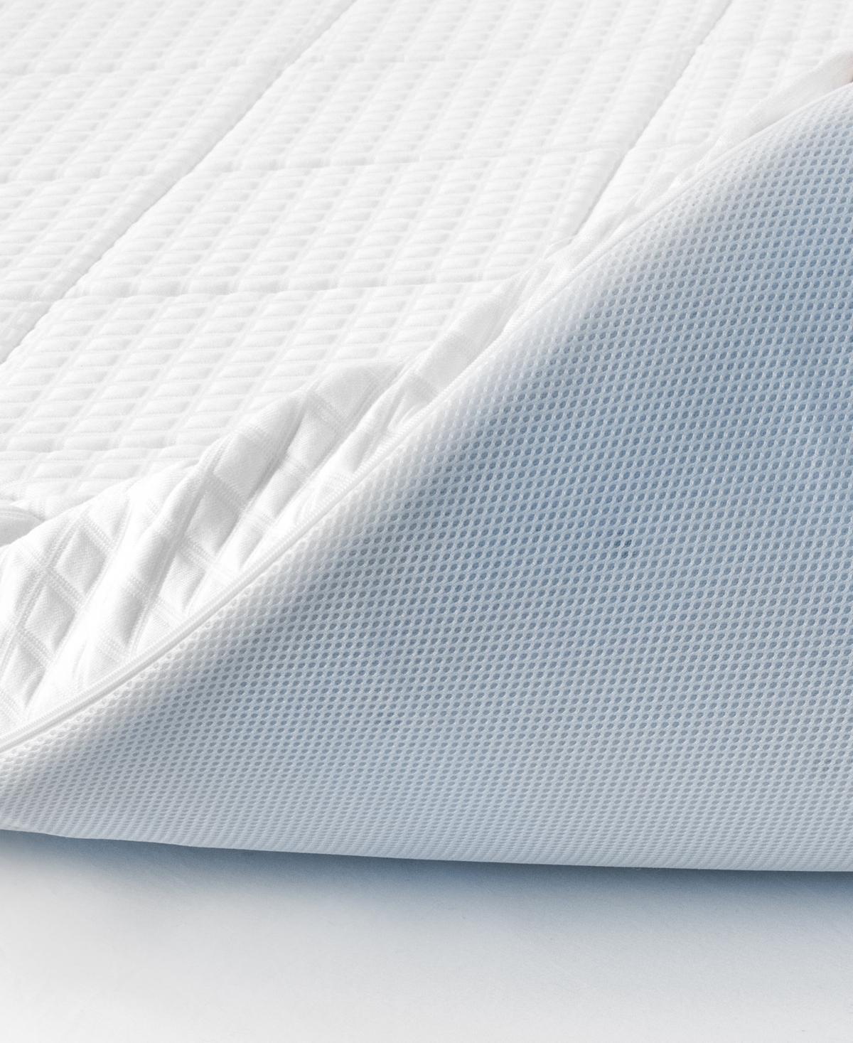 Shop Therapedic Premier 3" Deluxe Quilted Gel Memory Foam Mattress Topper, Full, Created For Macy's In White