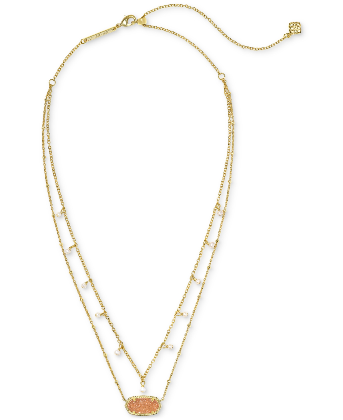 Kendra Scott 14k Gold-Plated Imitation Pearl & Stone 19