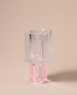 Pink Based Crystal Vase