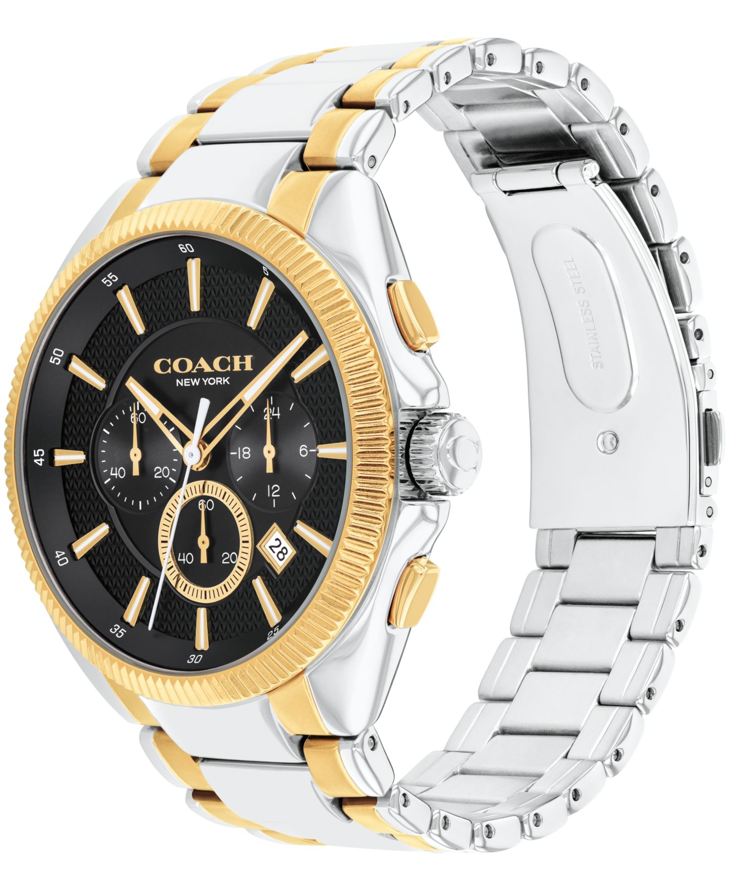 Мужские часы Coach Jackson Two-Tone Stainless Steel 45mm — фото 2