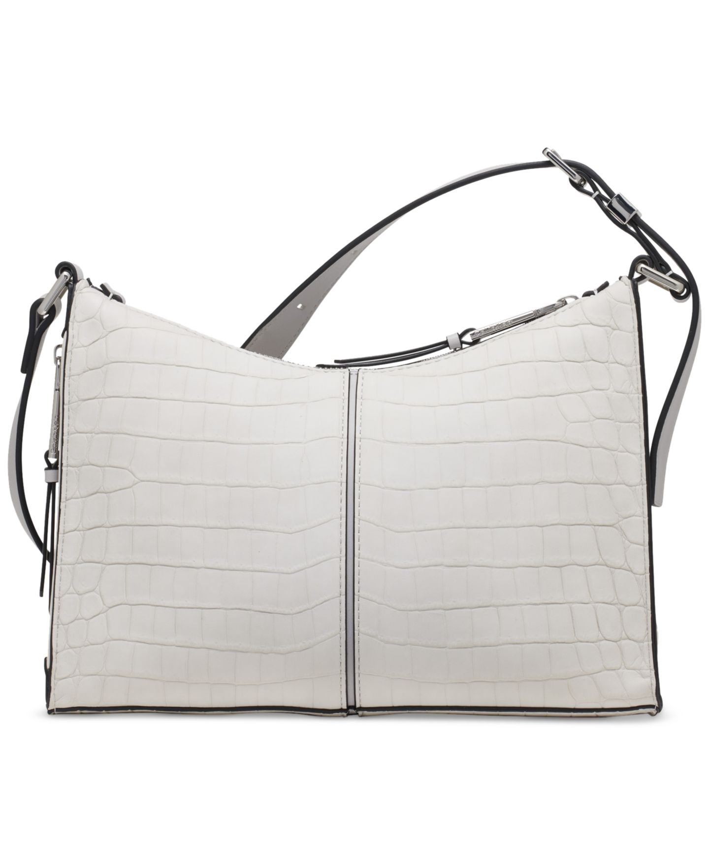 Женская сумка Calvin Klein Max Adjustable Crossbody, цвет: Серый — фото 4