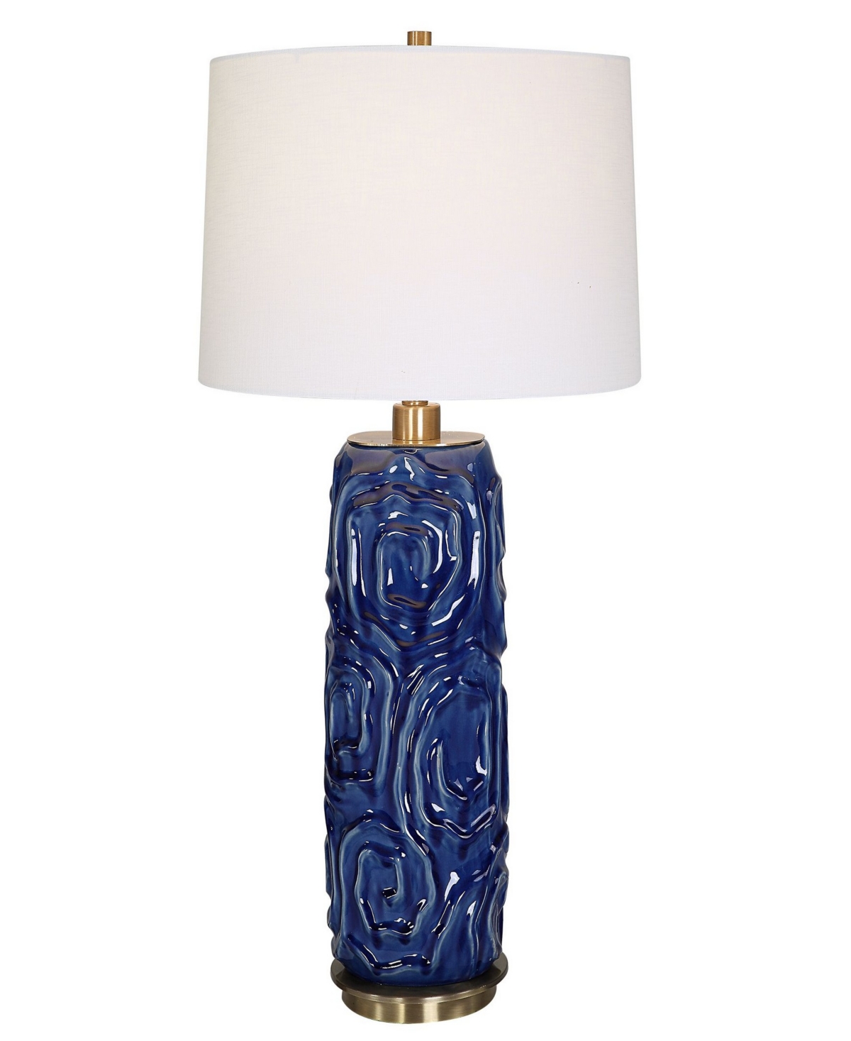 Shop Uttermost 33" Zade Table Lamp, In Blue