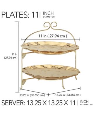 Gold Coast 2 Tier Rack with 11" Plates