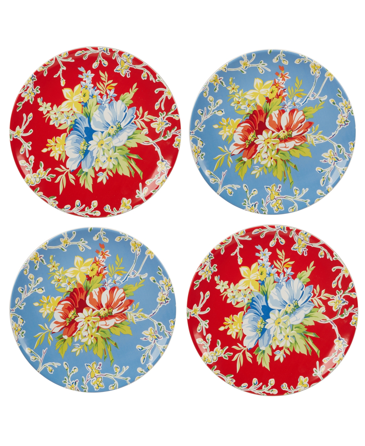 Blossom Set of 4 Dinner Plates - Miscellaneous