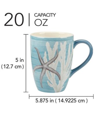 Beyond the Shore Set of 4 Mugs