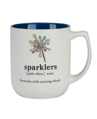 Patriotic Words Set of 4 Mugs