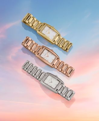 Women's Reese Gold-Tone Stainless Steel Crystal Watch 24mm