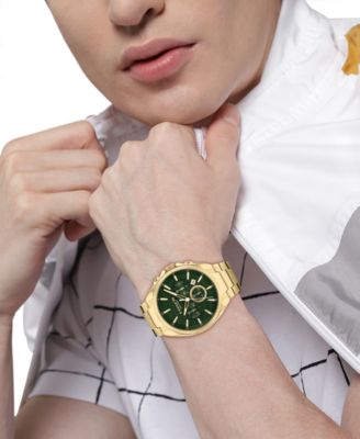 Men's Jackson Gold-Tone Stainless Steel Bracelet Watch 45mm