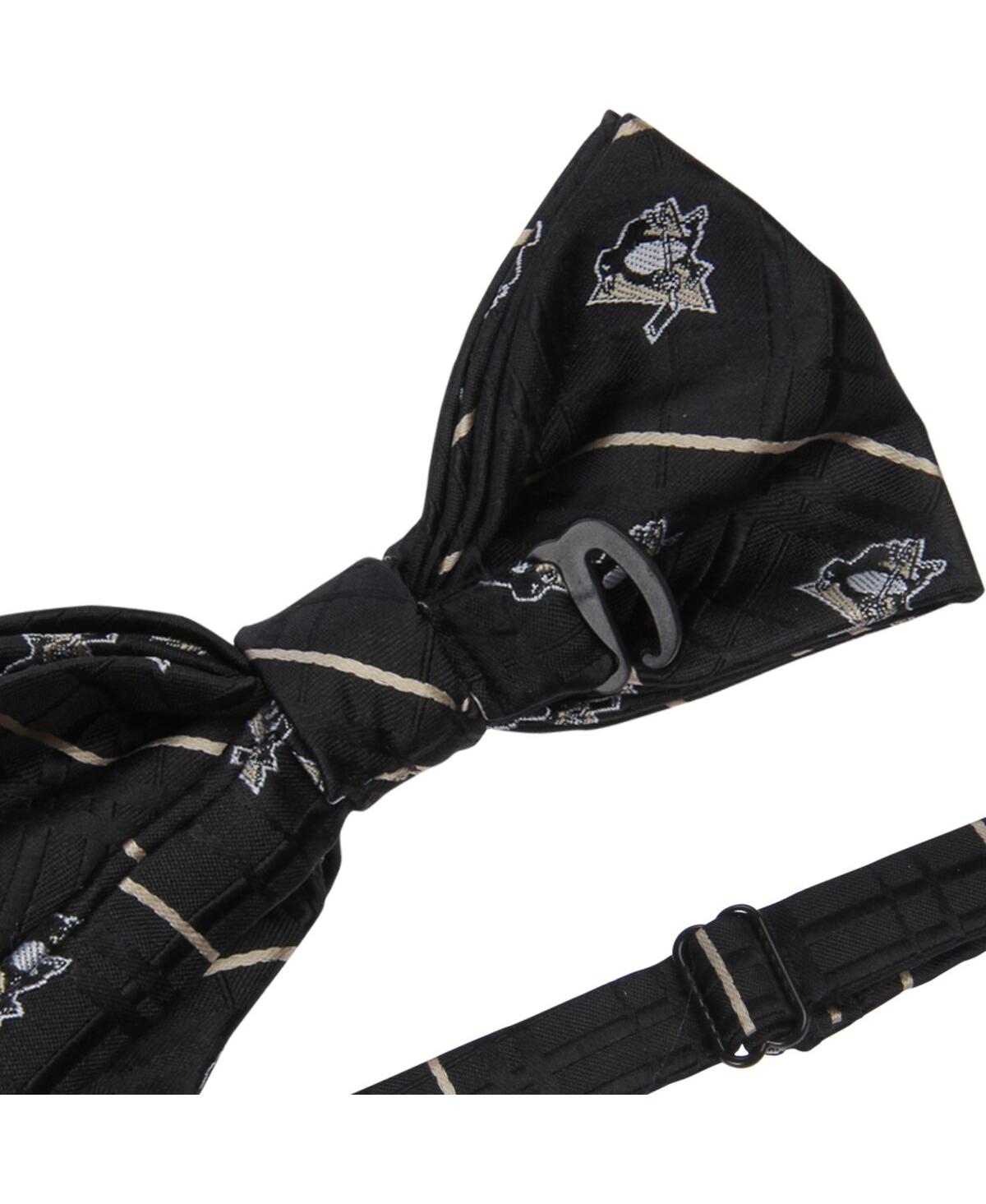 Men'sPittsburgh Penguins Oxford Bow Tie - Black