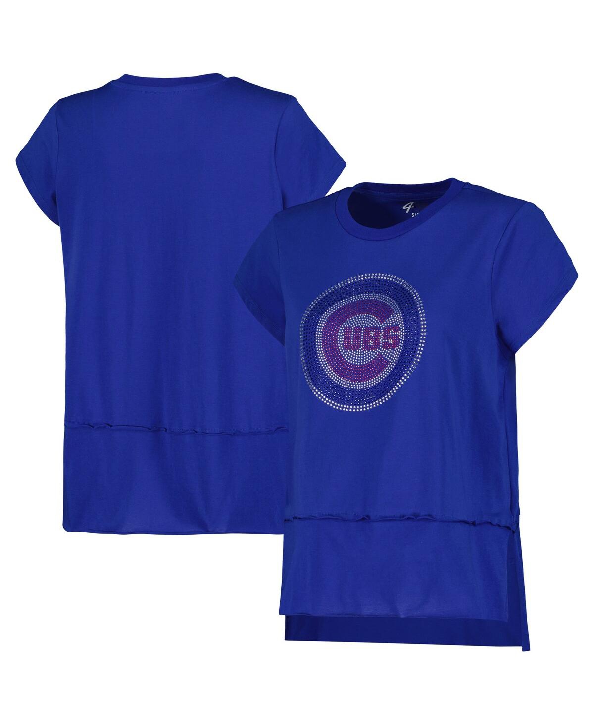 G-iii 4her By Carl Banks Women's  Royal Chicago Cubs Cheer Fashion T-shirt