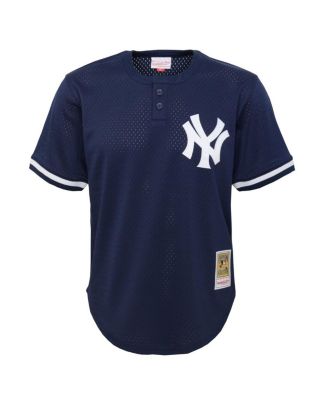 Little Boys and Girls Derek Jeter Navy Distressed New York Yankees Cooperstown Collection&nbsp;Mesh Batting Practice Jersey