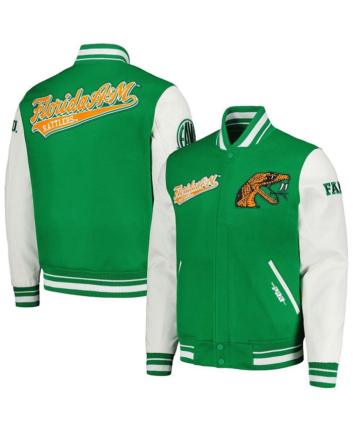 Pro Standard Men's Green Florida A&M Rattlers Script Wool Full-Zip ...