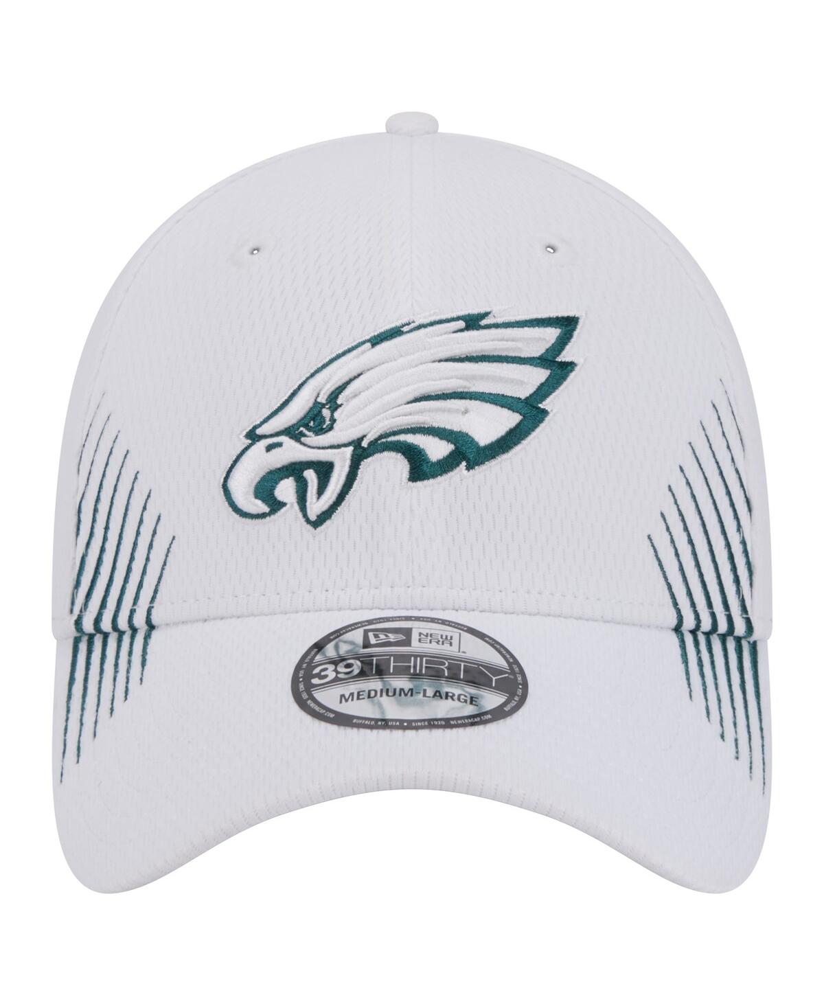 Men's New EraPhiladelphia Eagles Active 39THIRTY Flex Hat - White