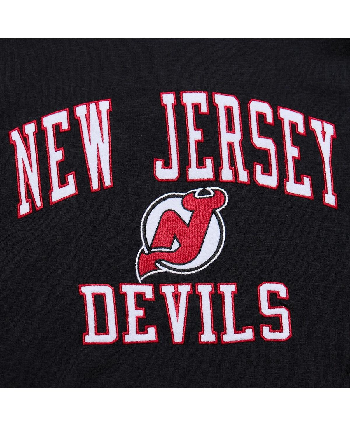 Shop Mitchell & Ness Men's  Black New Jersey Devils Legendary Slub T-shirt