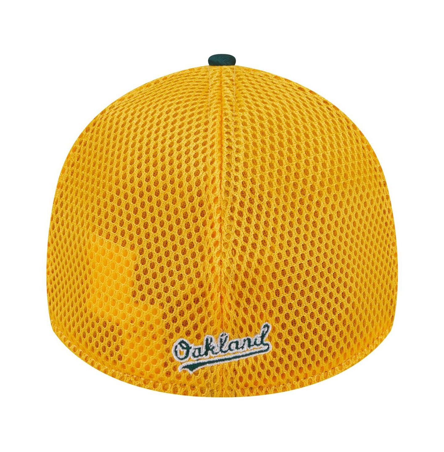 Мужская кепка New Era Green Oakland Athletics Neo 39THIRTY Flex Hat — фото 3