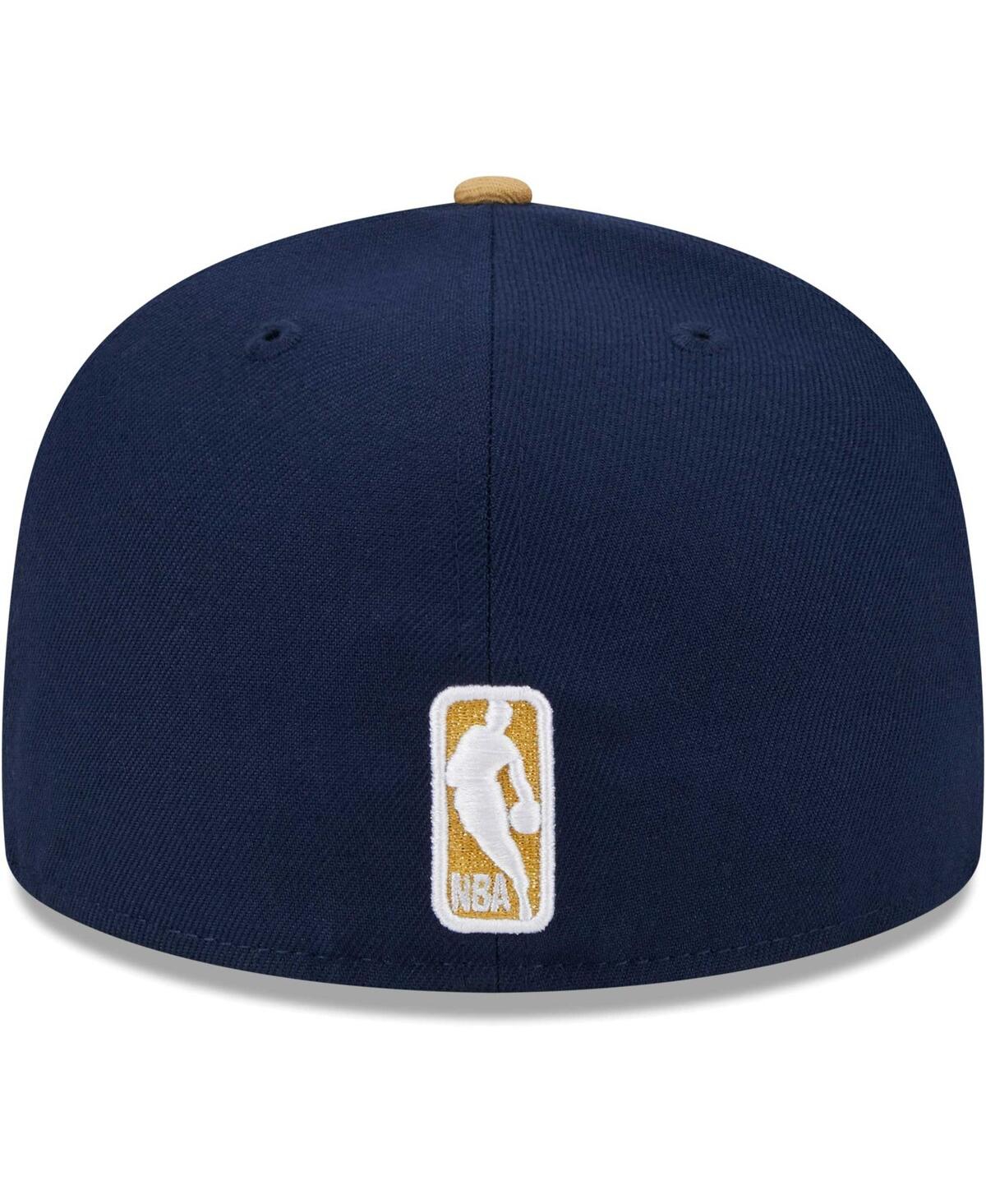 Men's New Era Gold New Orleans Pelicans Gameday Gold Pop Stars 59FIFTY Fitted Hat - Gold