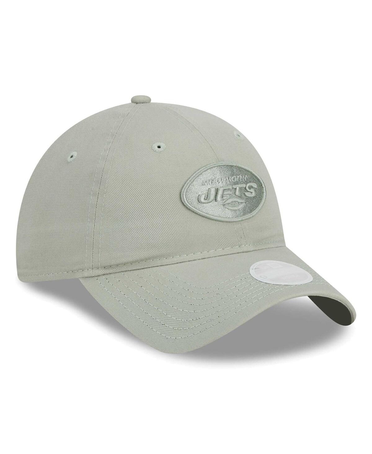 Shop New Era Women's  Green New York Jets Color Pack 9twenty Adjustable Hat