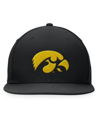 Men's Black Iowa Hawkeyes Fitted Hat