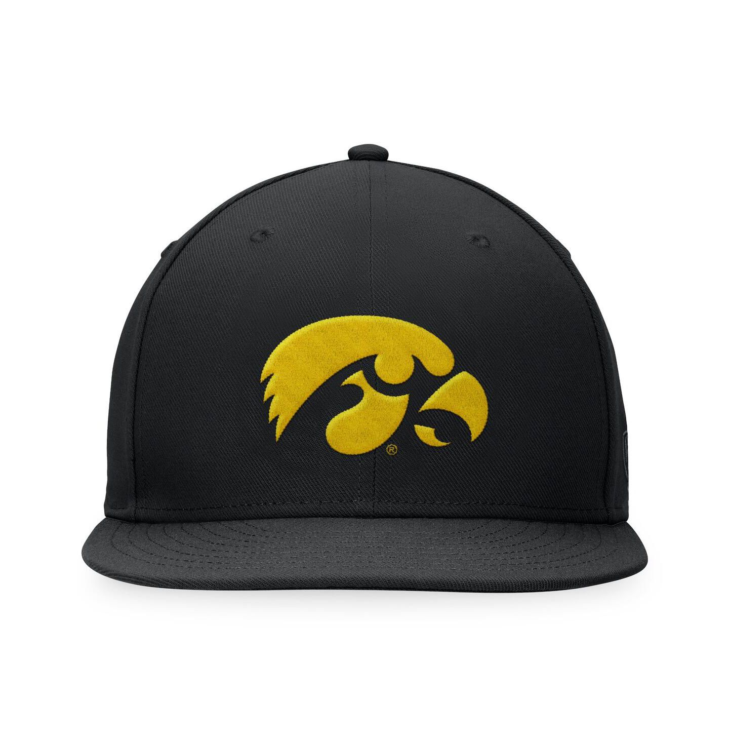 Мужская кепка Top of the World Black Iowa Hawkeyes Fitted Hat — фото 3