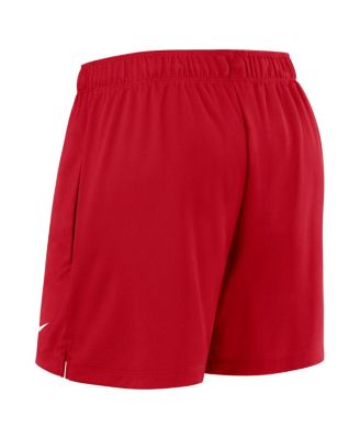Women's Red Los Angeles Angels Authentic Collection Knit Shorts