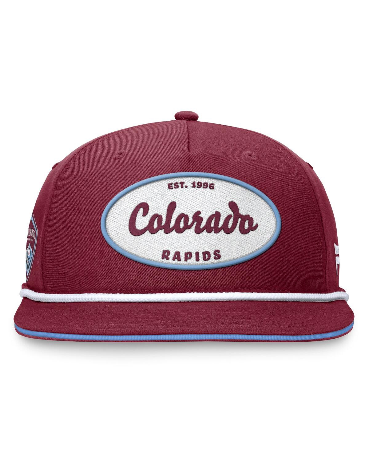 Shop Fanatics Men's  Garnet Colorado Rapids Iron Golf Snapback Hat