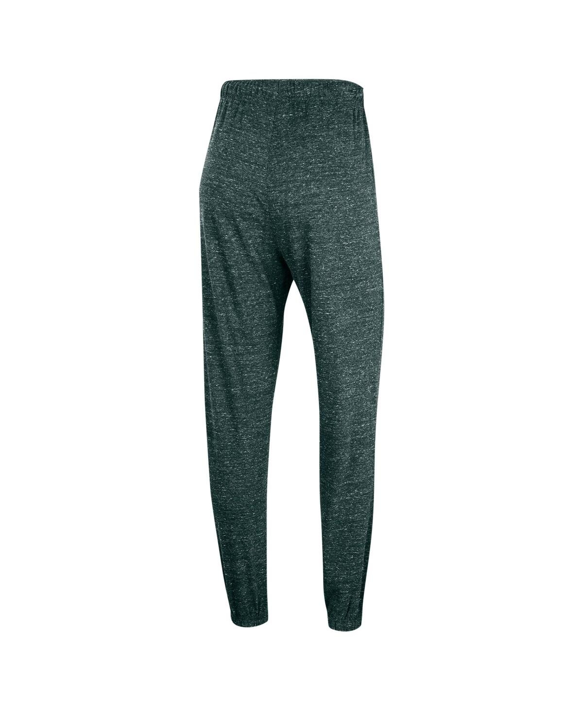 Women's NikeDistressed Michigan State Spartans Gym Vintage-Like Multi-Hit Jogger Pants - Green