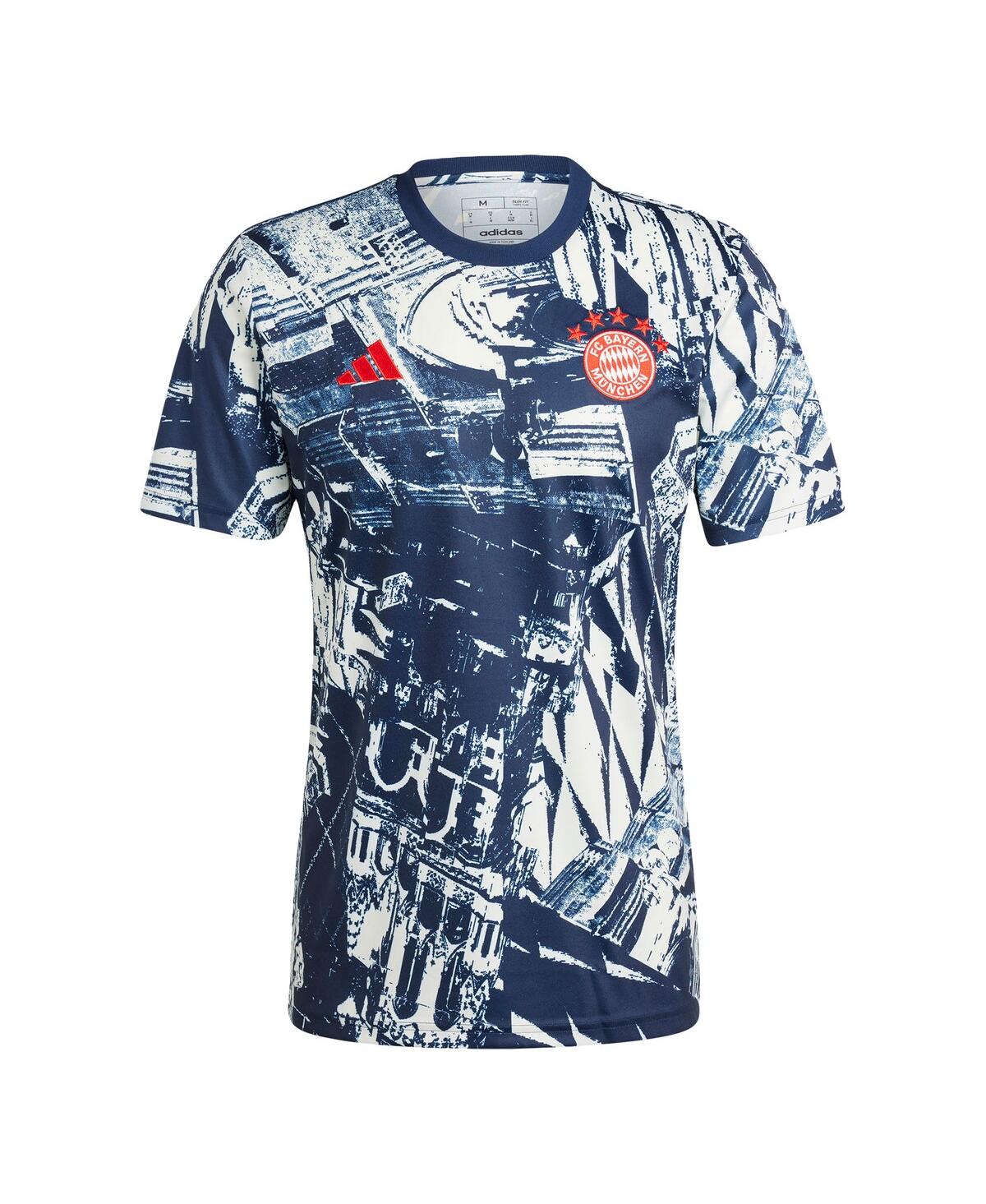 Men's adidasBayern Munich 2023/24 Pre-Match Top - White