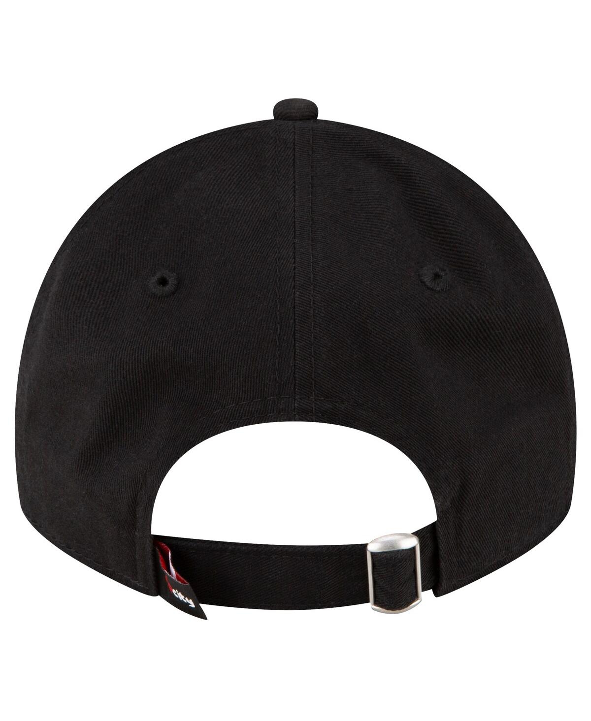 Shop New Era Men's  Black Portland Trail Blazers Team 2.0 9twenty Adjustable Hat